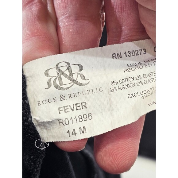 Rock & Republic 14 Denim RX Fever Pull On Slimming Jeggings Stretch EUC - Picture 6 of 7